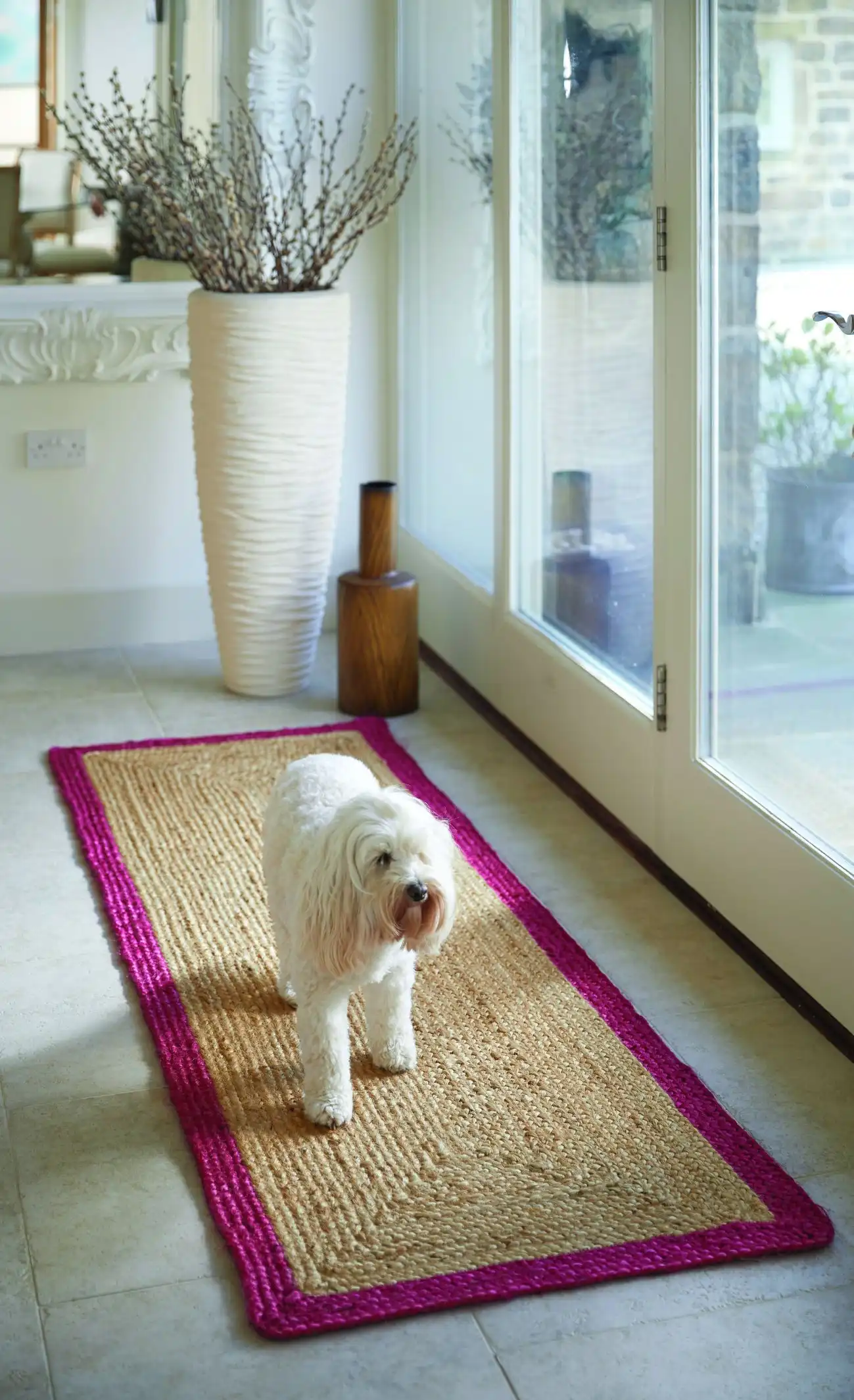Origins Jute Raspberry Rug - Image 5