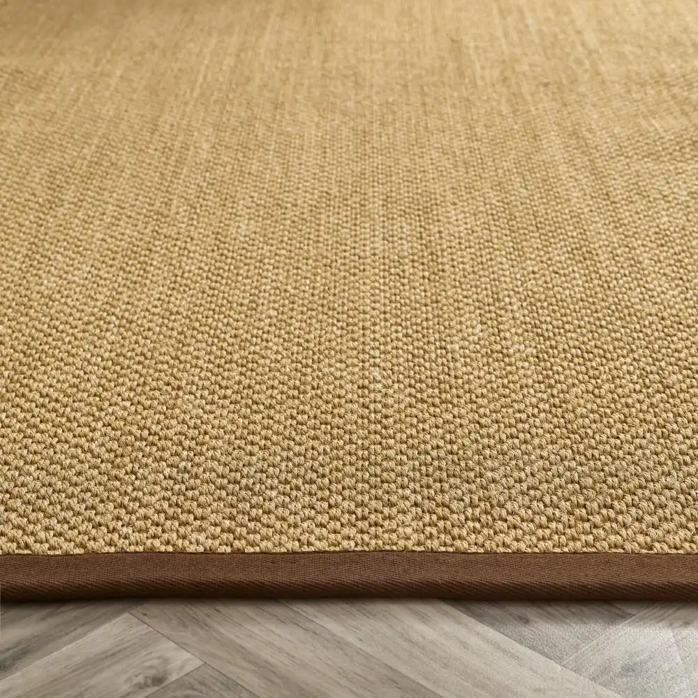 Origins Sisal Warm Natural with Dark Brown Border Rug - Image 5