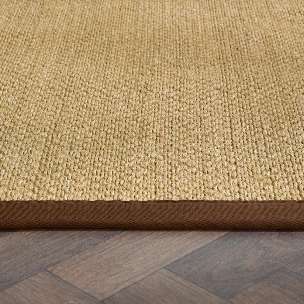 Origins Sisal Warm Natural with Dark Brown Border Rug - Image 7