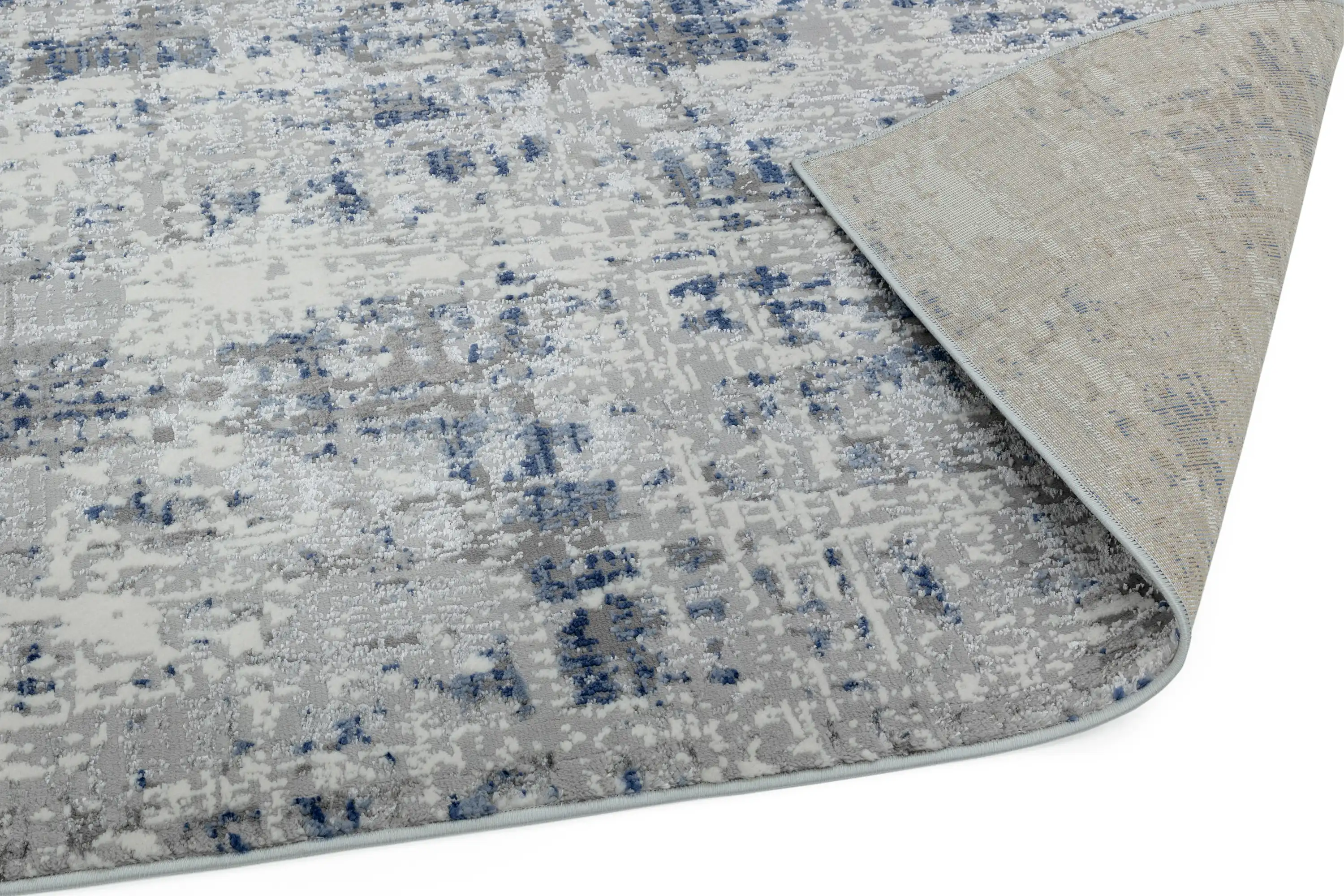 Orion OR04 Abstract Blue Rug - Image 7