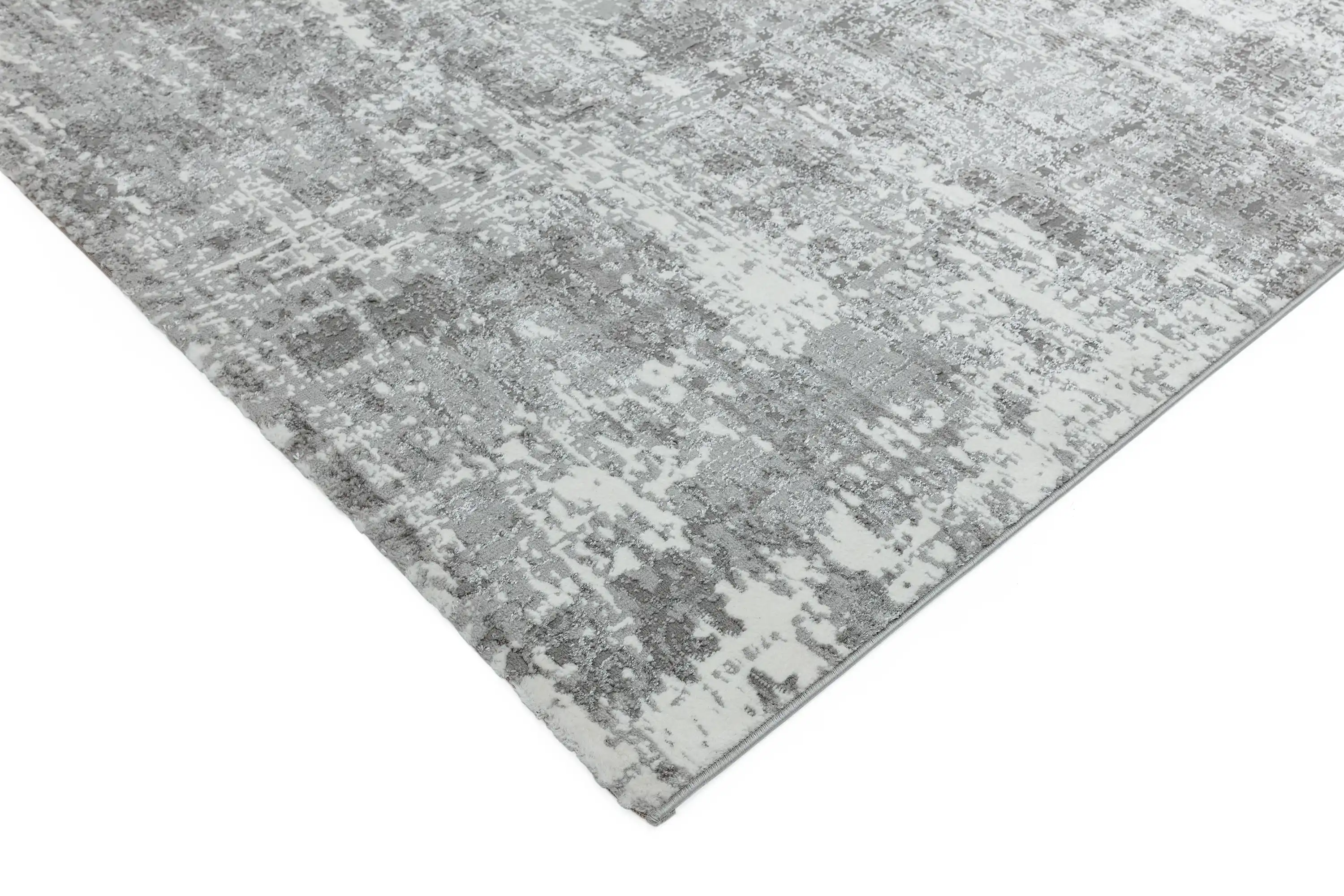 Orion OR05 Abstract Silver Rug - Image 2