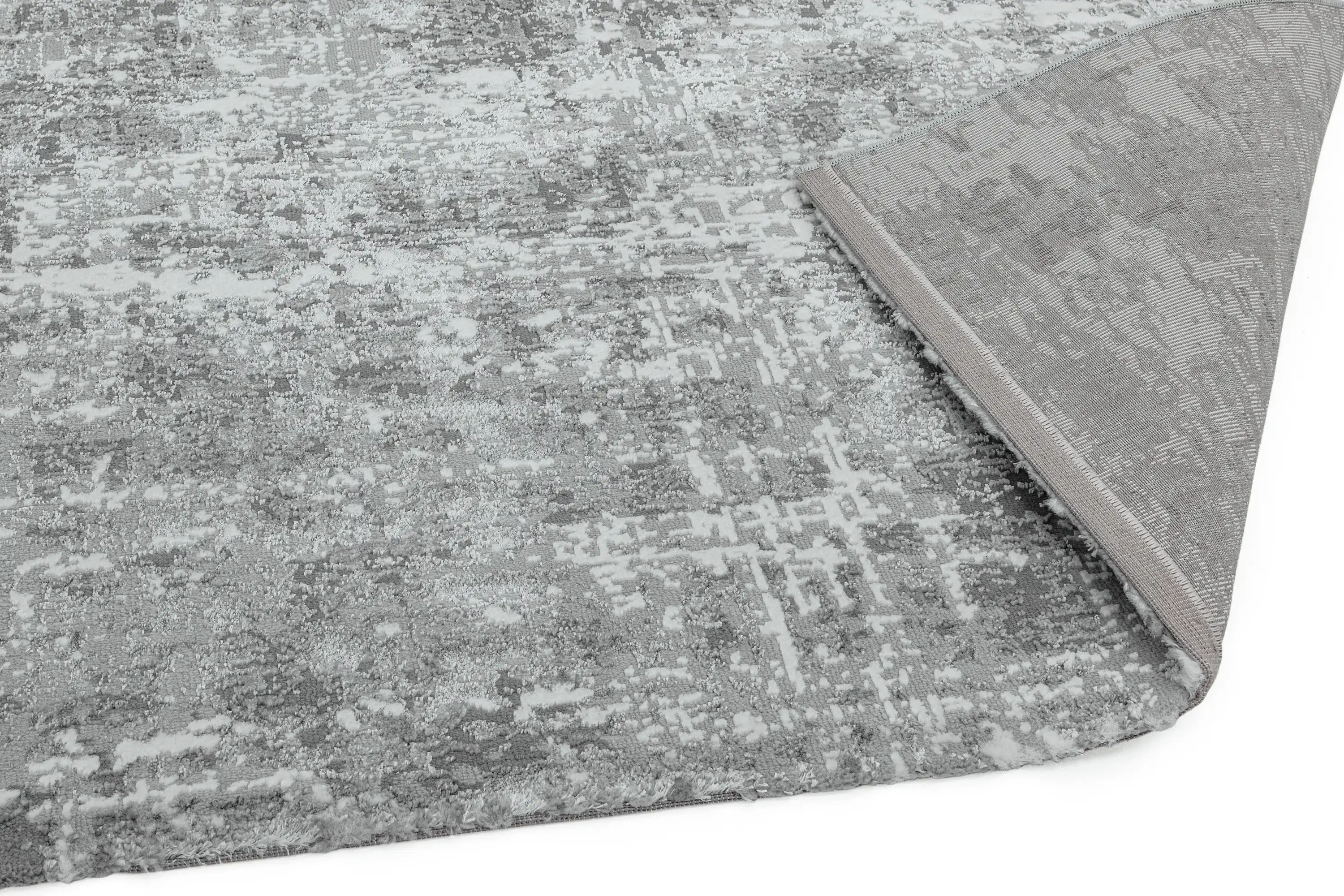 Orion OR05 Abstract Silver Rug - Image 4