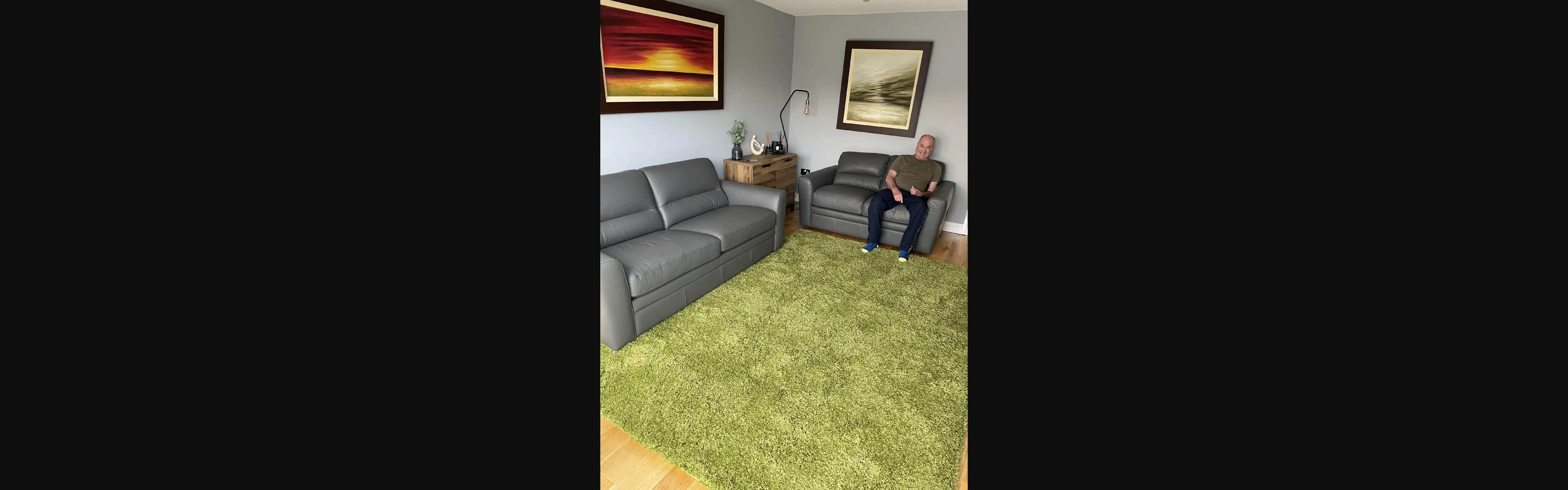 Oxford 912 Green Rug - Image 2