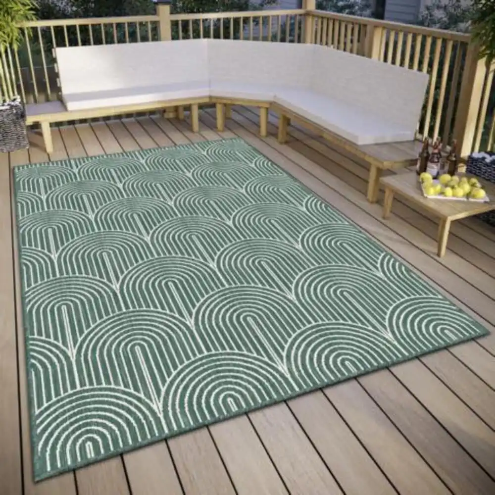Pangli Reversible Indoor Outdoor 105853 Green Rug