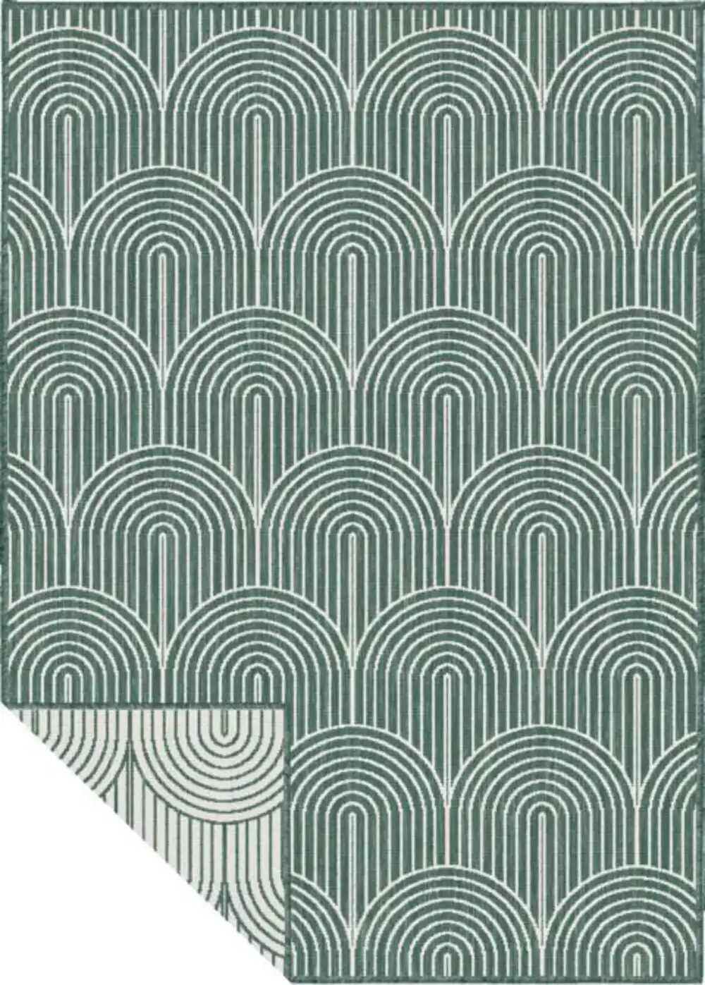 Pangli Reversible Indoor Outdoor 105853 Green Rug - Image 5