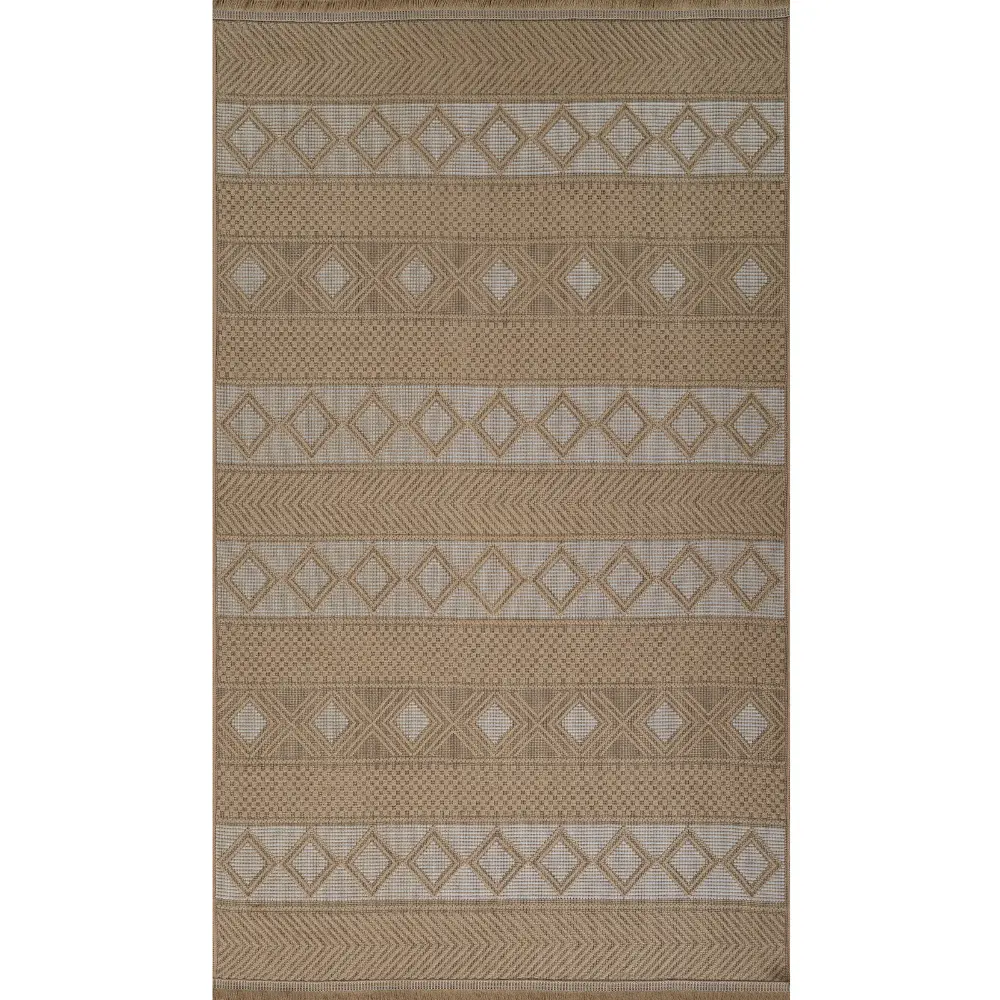 Parita Cottage Tan/Cream Machine Washable Jute Rug - Image 13