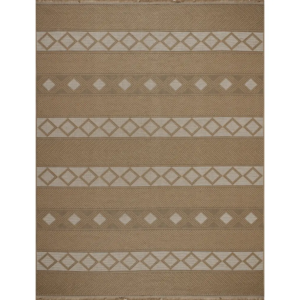 Parita Cottage Tan/Cream Machine Washable Jute Rug - Image 5