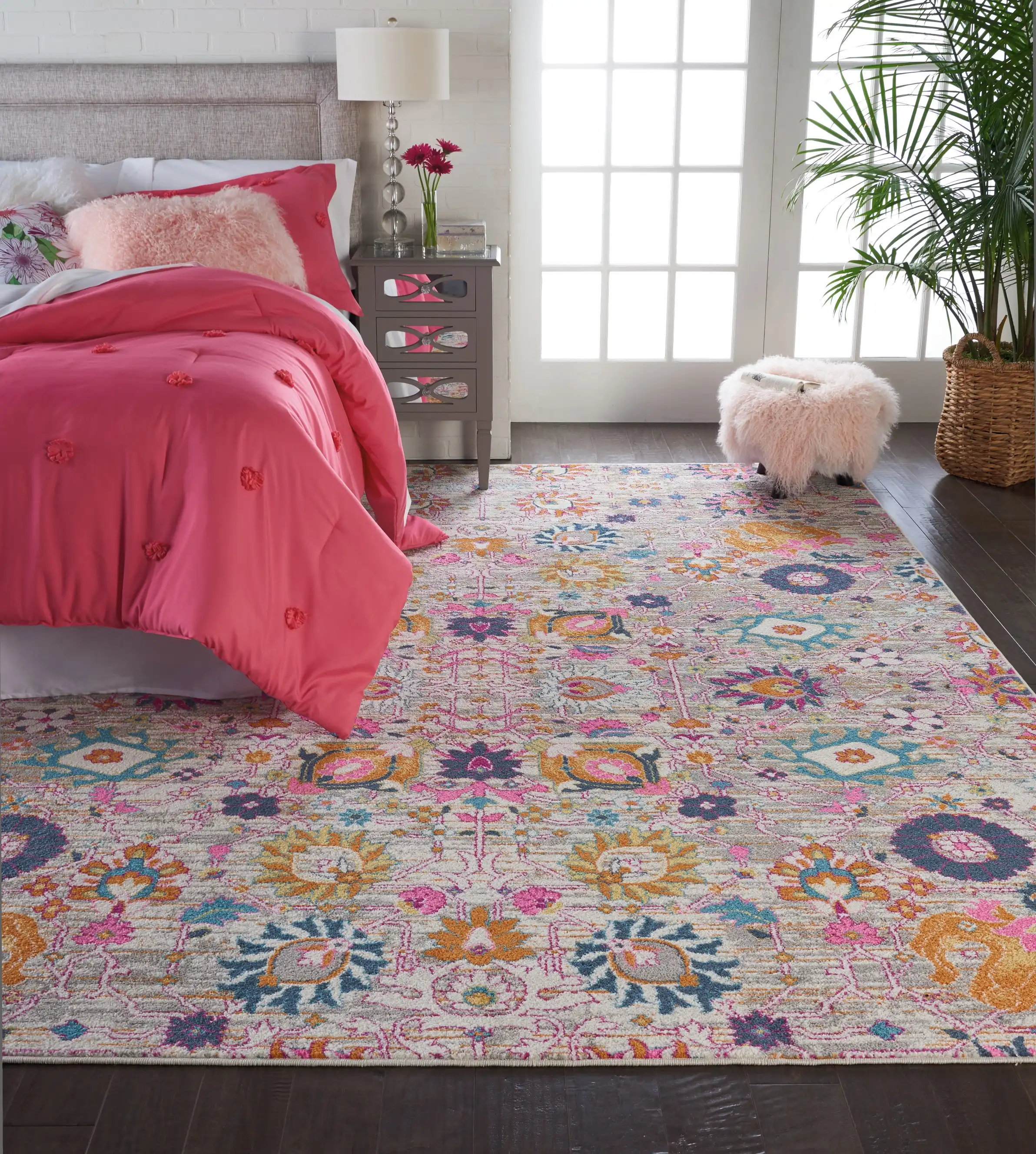 Passion Nourison PSN01 Silver Rug - Image 2