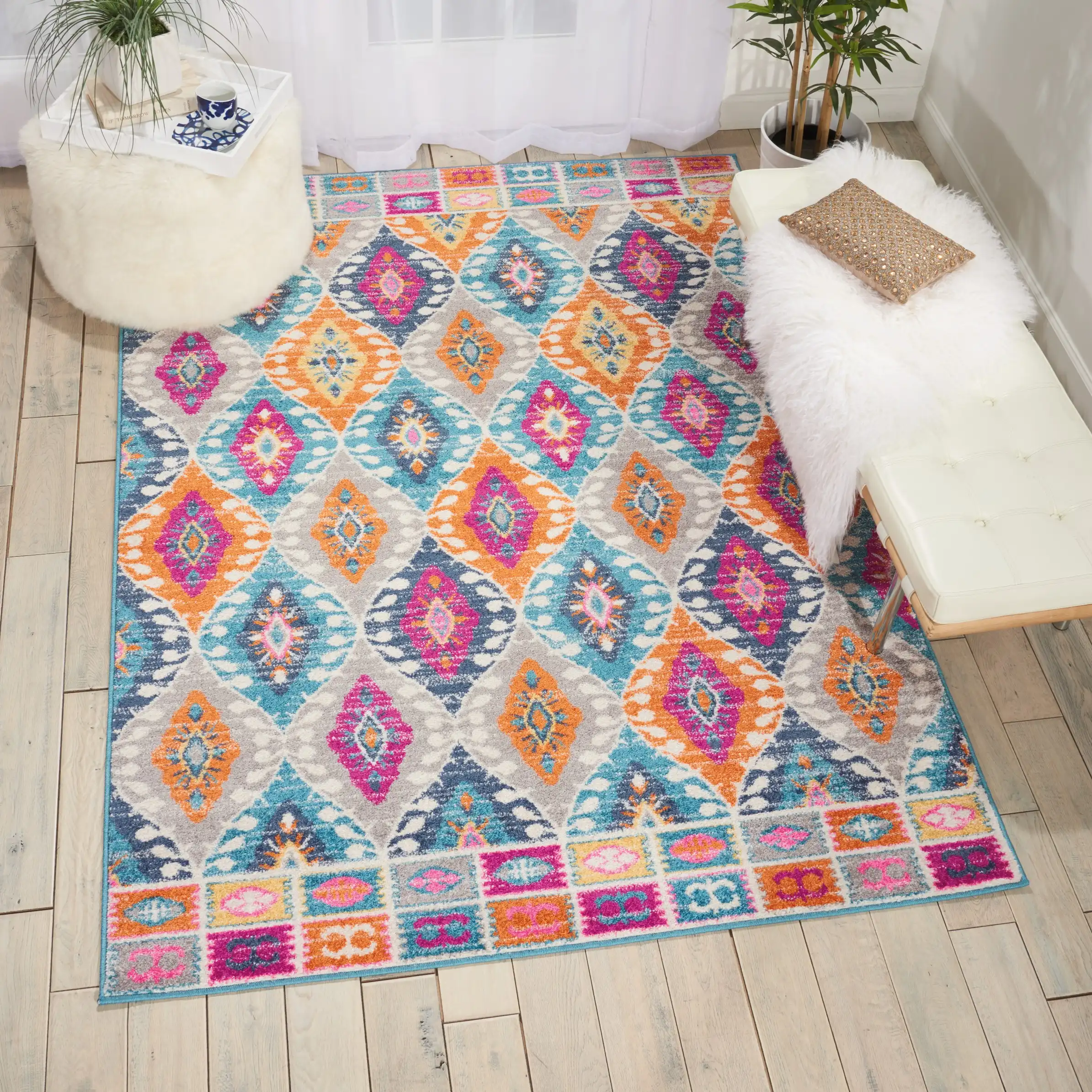 Passion Nourison PSN02 Multi Coloured Rug