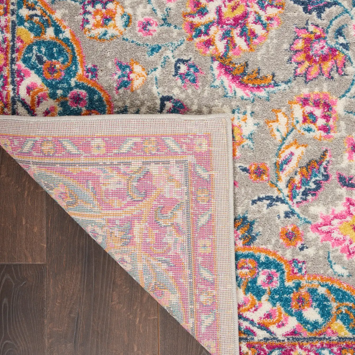 Passion Nourison PSN22 Grey Multi Rug - Image 5