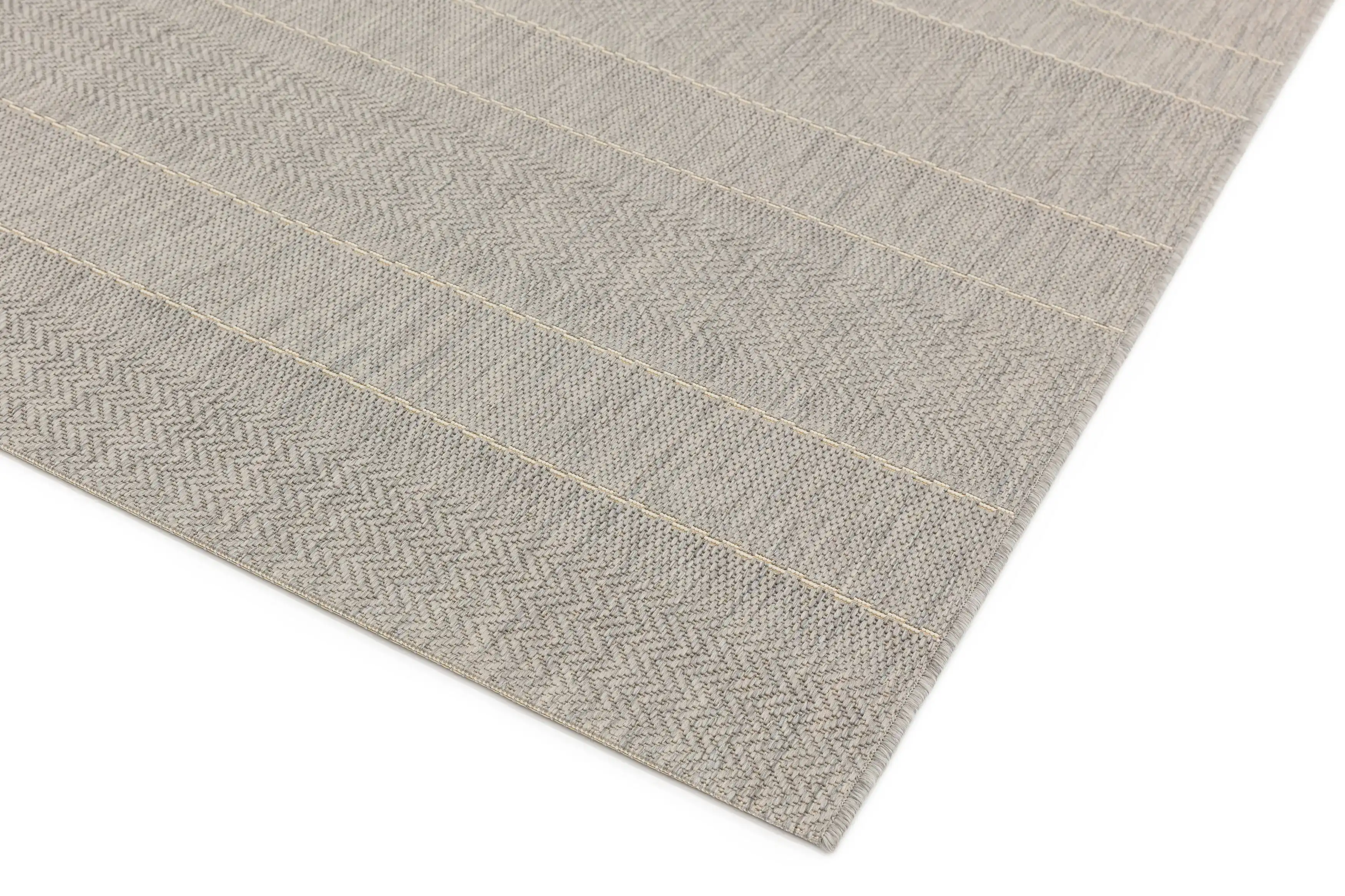 Patio 03 Beige Stripe Rug - Image 3