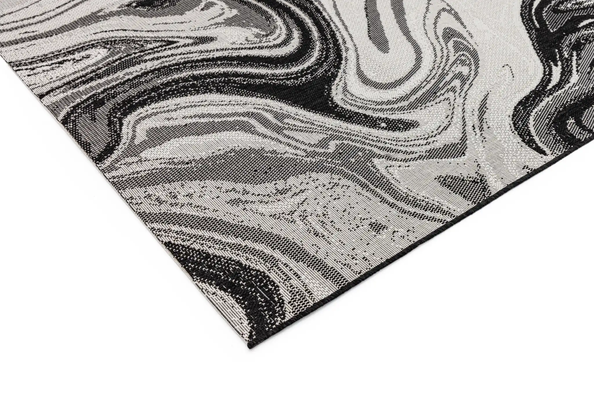 Patio PAT19 Black Marble Rug - Image 5