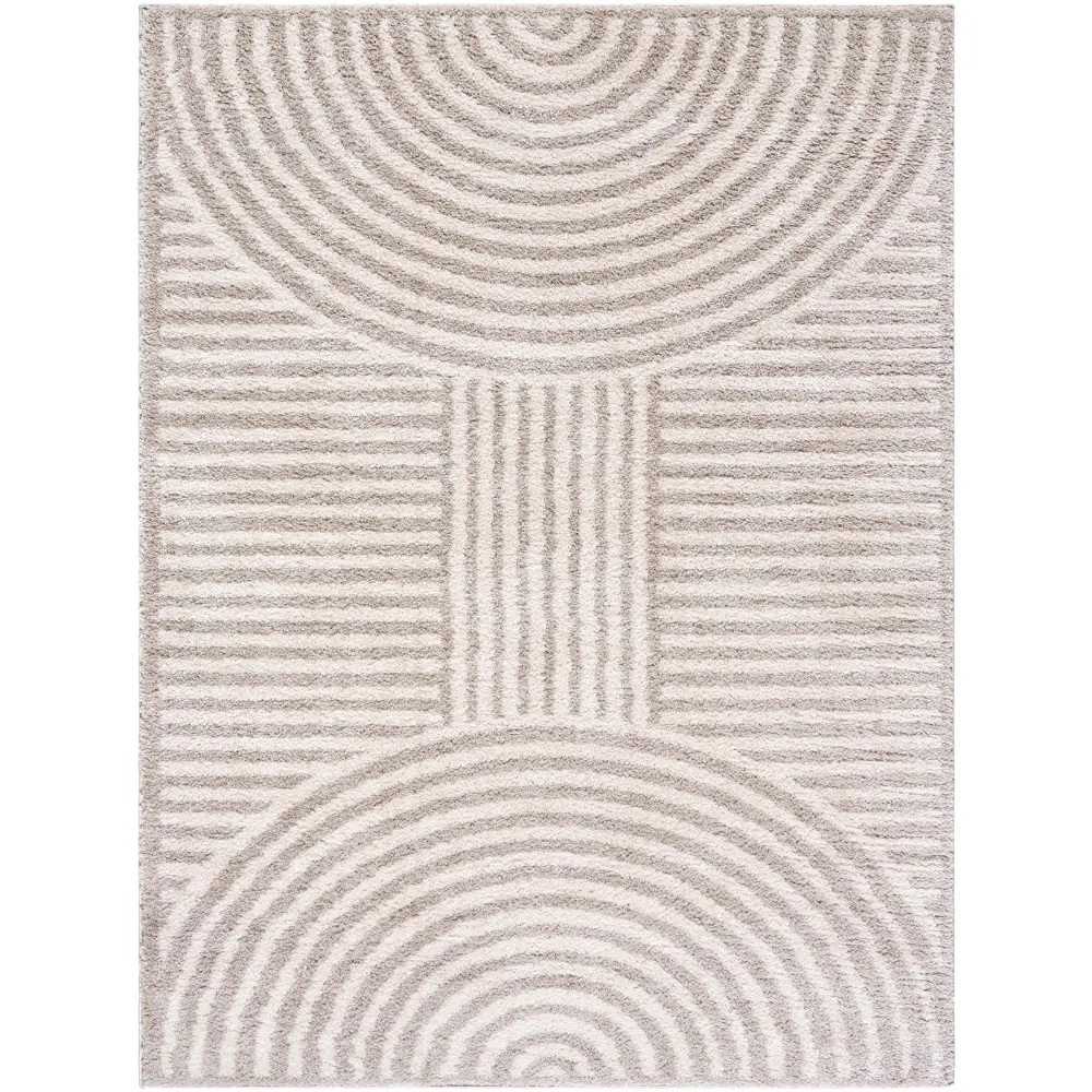 Pauline Machine Washable Modern Shaggy Medium Grey Rug - Image 2