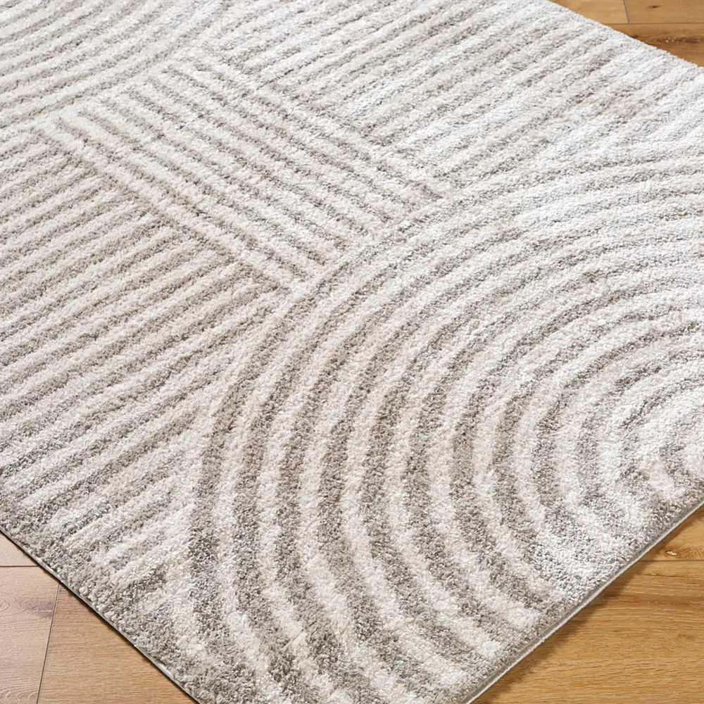 Pauline Machine Washable Modern Shaggy Medium Grey Rug - Image 3