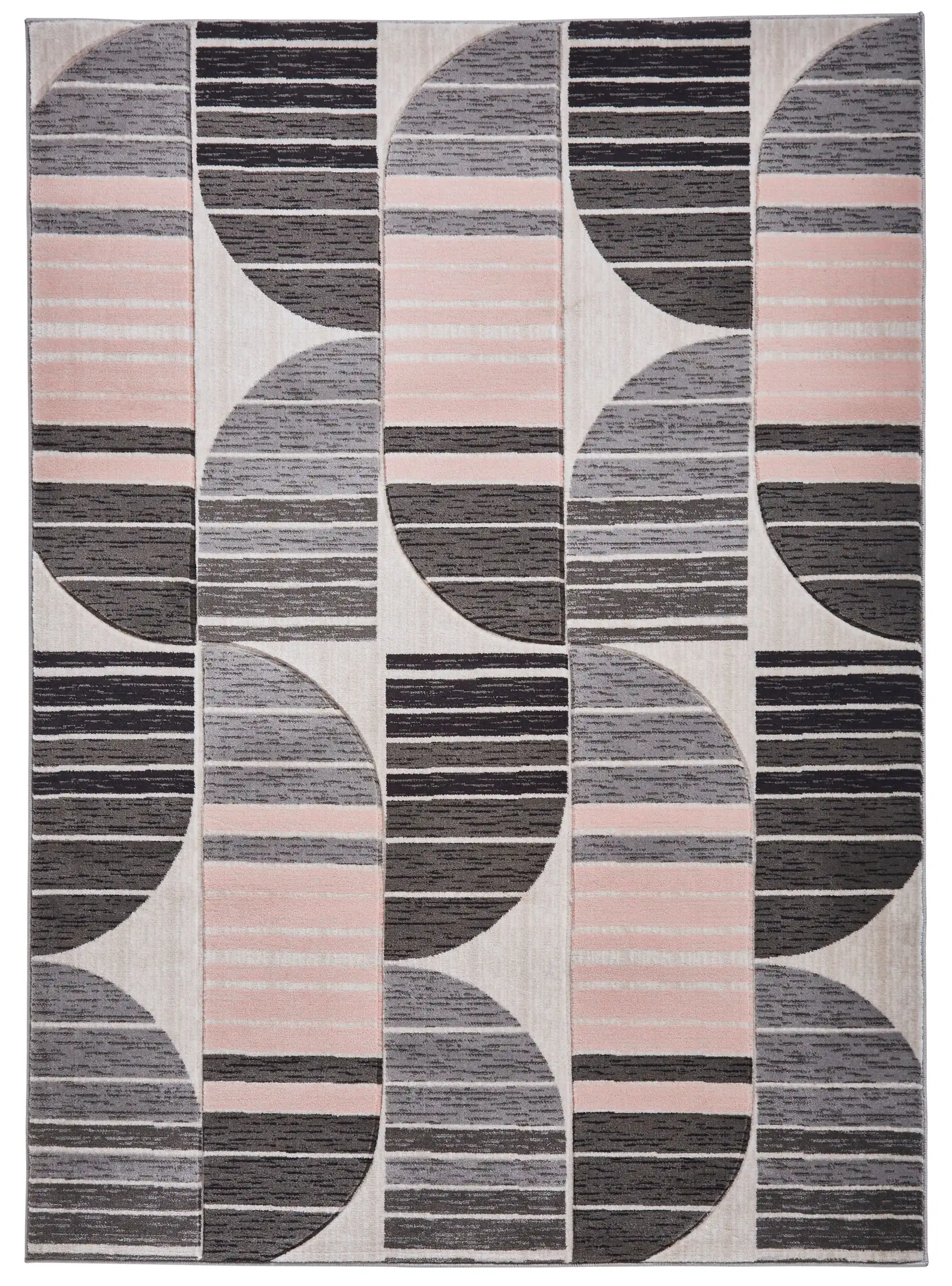 Pemboke HB33 Grey Rose Rug - Image 5