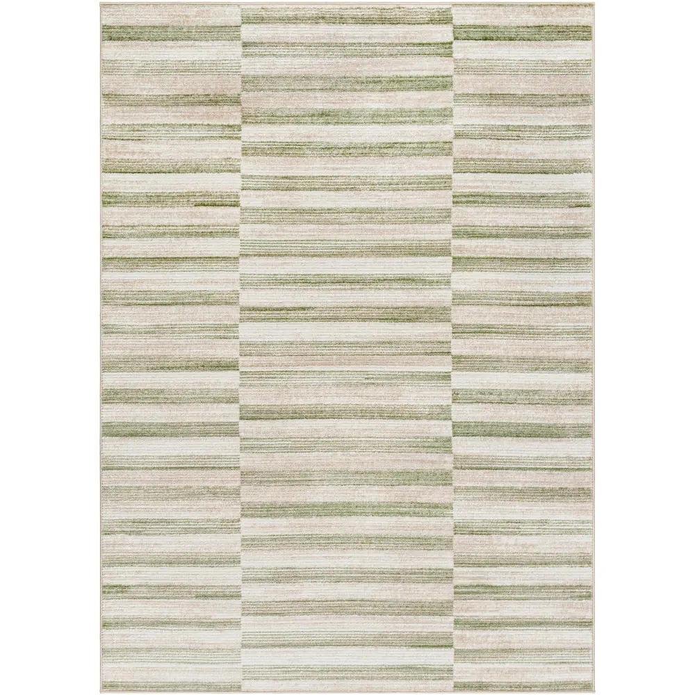 Perla Scandi Modern Moss/Beige Rug - Image 7