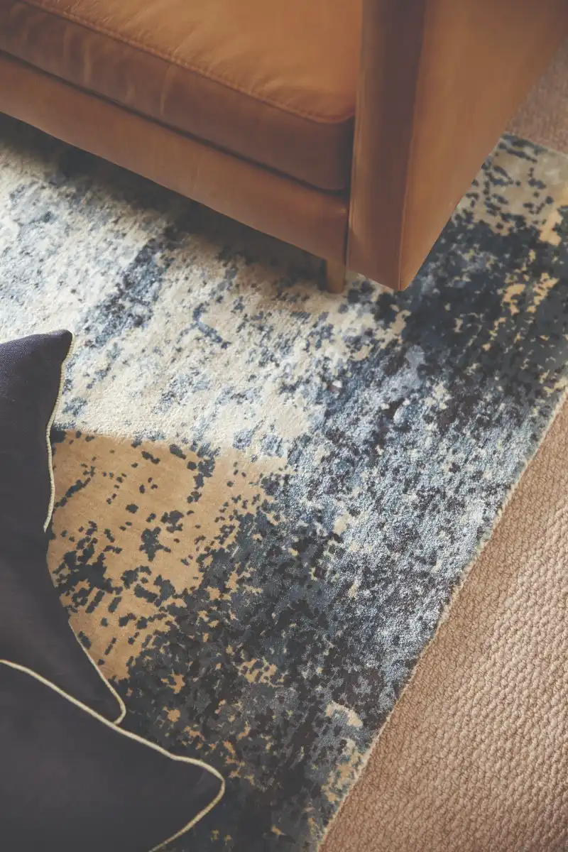Persia Guru midnight and oyster Rug