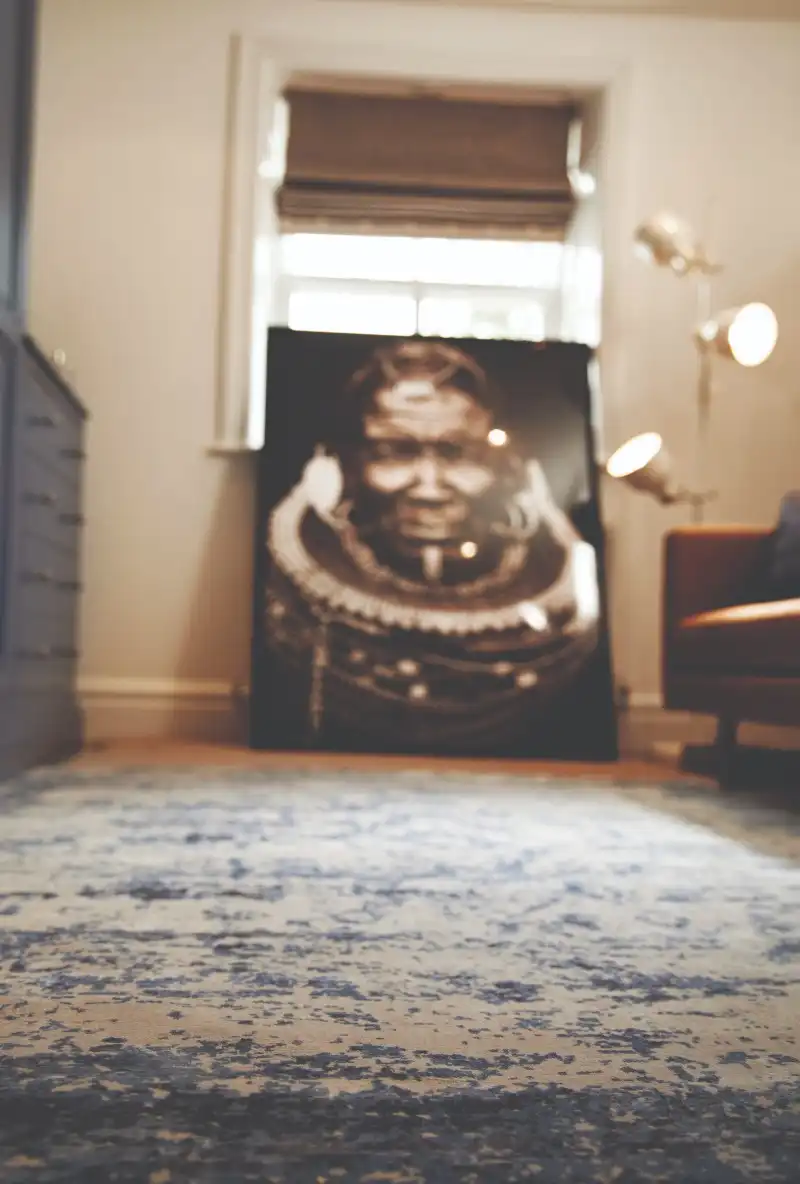 Persia Guru midnight and oyster Rug - Image 2