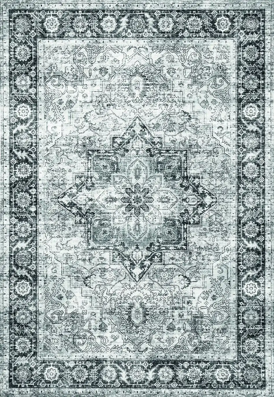 Persian Classic Washable Azar Rug - Image 2