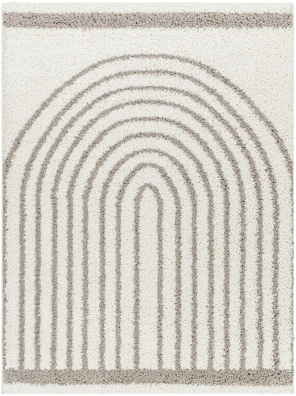Pihu Shaggy Global Plush Pile Light Grey Rug - Image 3