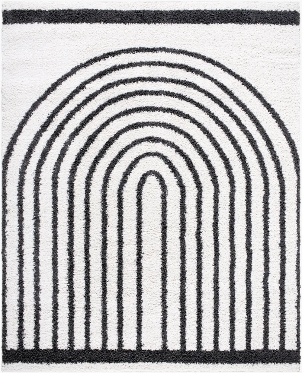 Pihu Shaggy Global Plush Pile Medium Grey Rug - Image 5