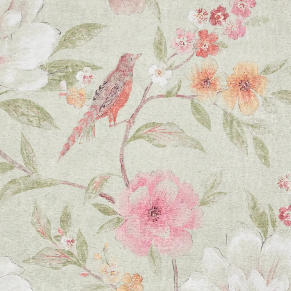 Catherine Lansfield Pippa Floral Sage Green - Washable - Image 5