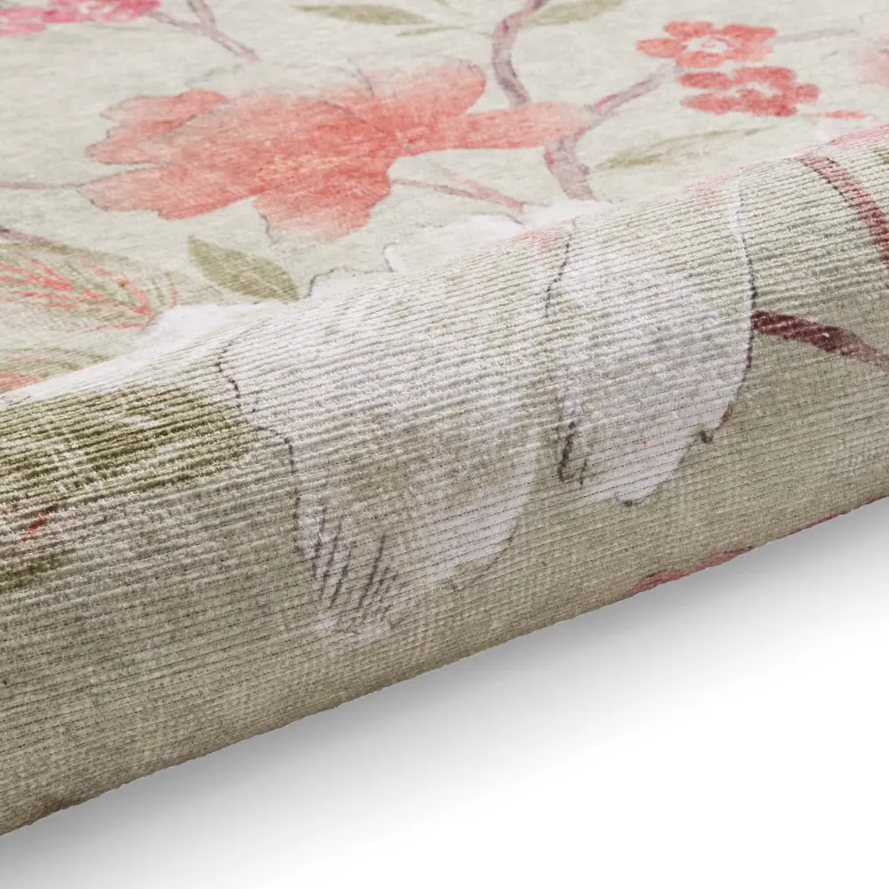 Catherine Lansfield Pippa Floral Sage Green - Washable - Image 9