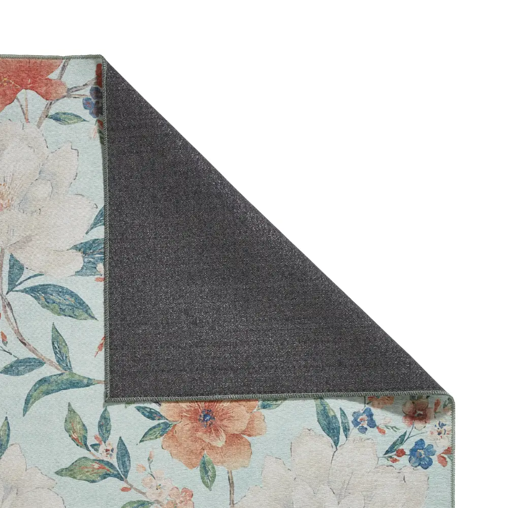 Catherine Lansfield Pippa Floral Blue - Washable - Image 9