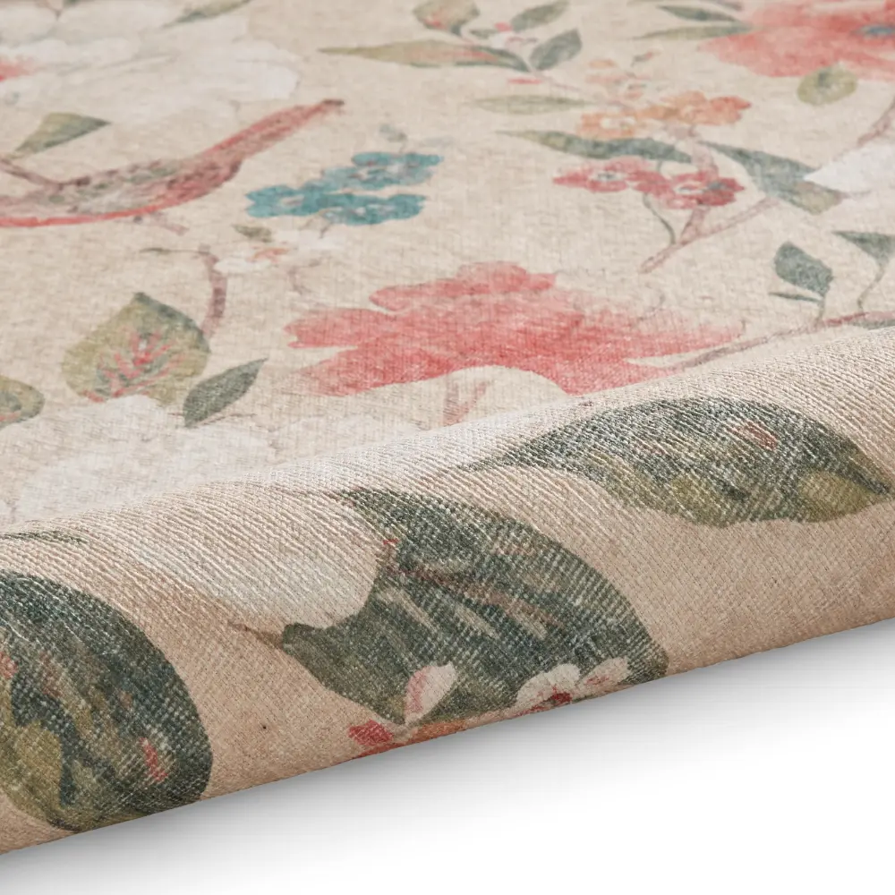 Catherine Lansfield Pippa Floral Natural - Washable - Image 3