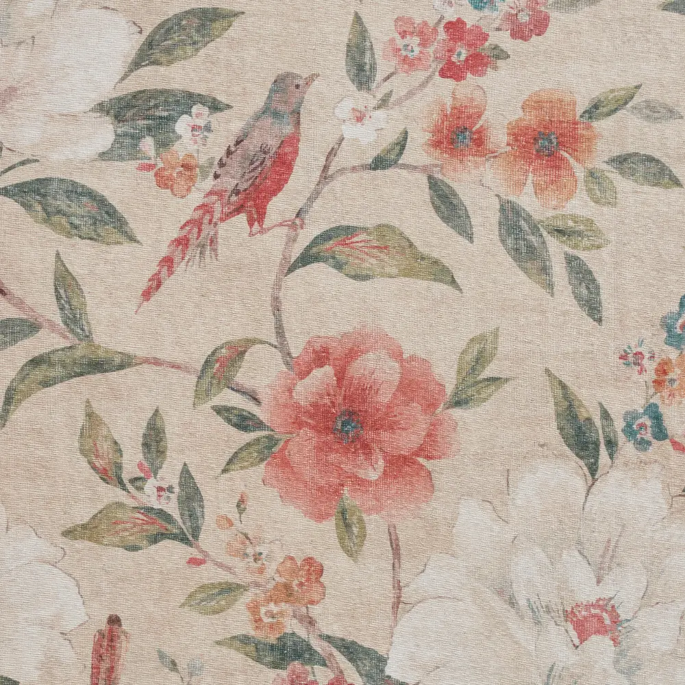 Catherine Lansfield Pippa Floral Natural - Washable - Image 7