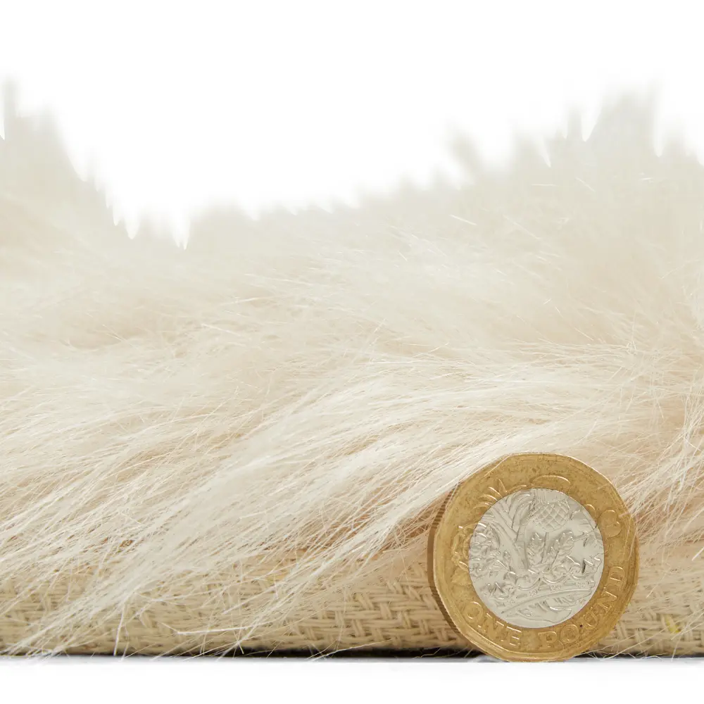 Polar Plush Beige Soft Shaggy Rug - Image 8