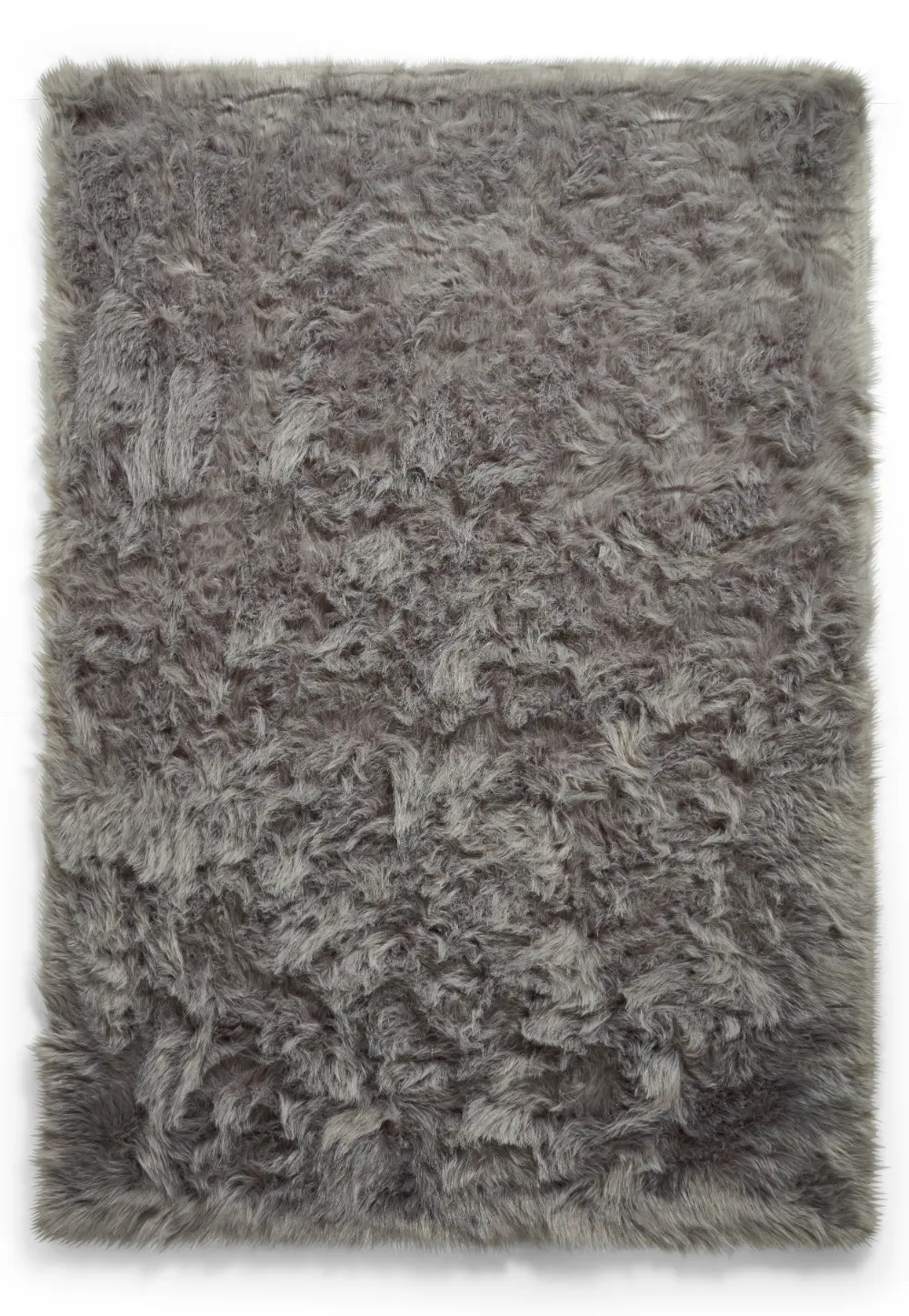 Polar Plush Grey Soft Shaggy Rug - Image 3