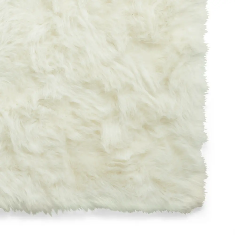 Polar Plush Ivory Soft Shaggy Rug - Image 4