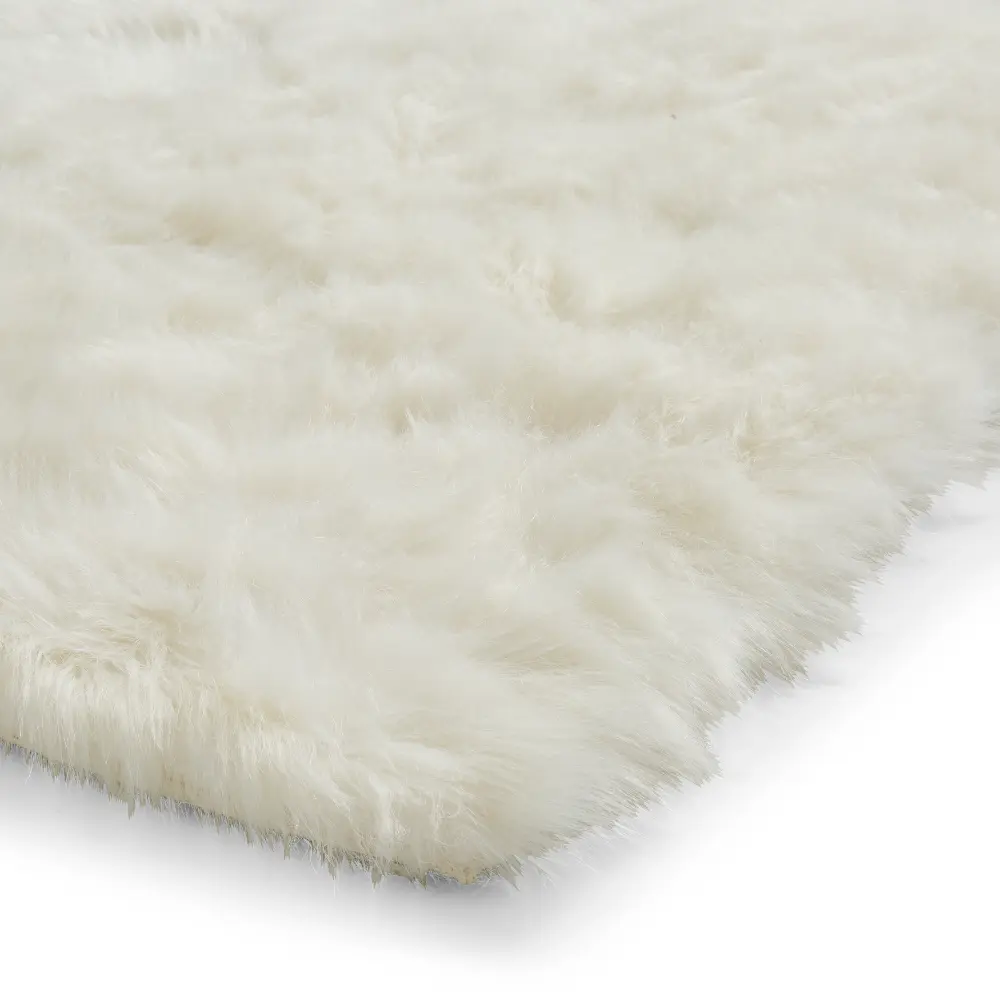 Polar Plush Ivory Soft Shaggy Rug - Image 6