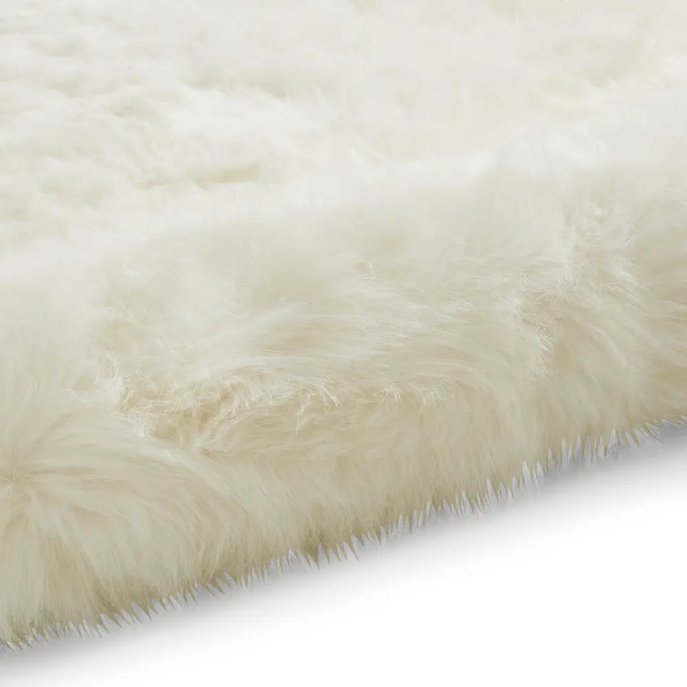 Polar Plush Ivory Soft Shaggy Rug - Image 8