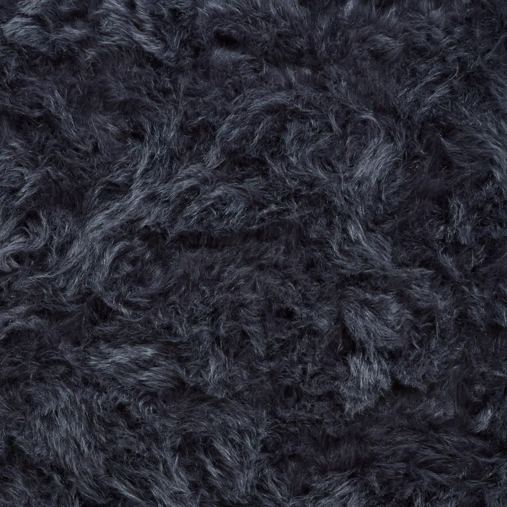 Polar Plush Navy Soft Shaggy Rug - Image 3