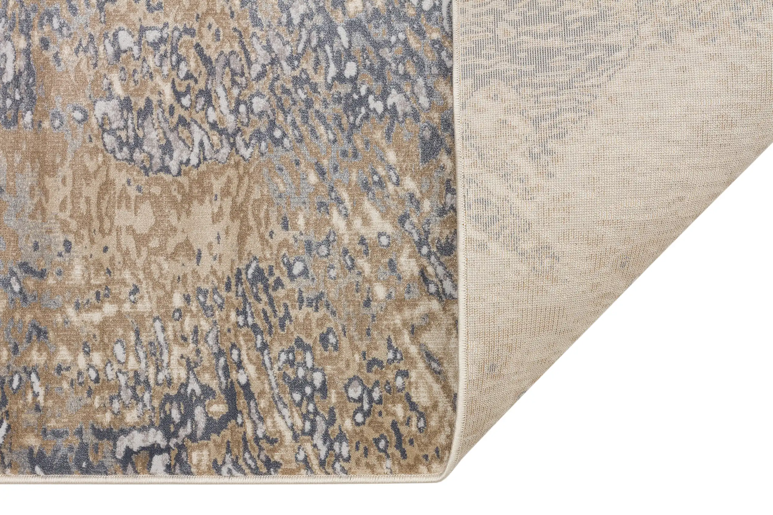 Pollo POLL109 Taupe Grey Rug - Image 3