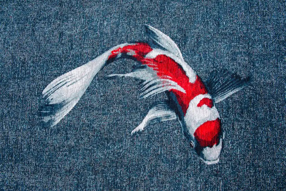 Pop by Louis 9390 Koi Japanese Pond Washable Rug - Image 4