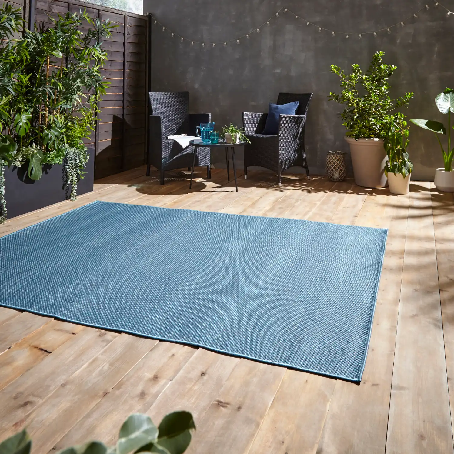 POP! Outdoors Blue Rug - Image 3