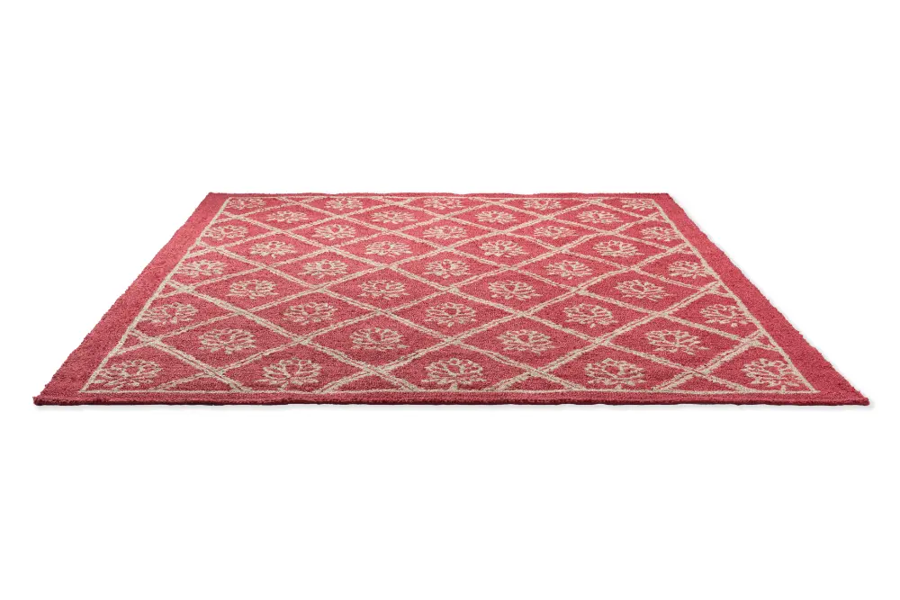 Porchester Laura Ashley Poppy Red outdoor 480200 Rug - Image 3
