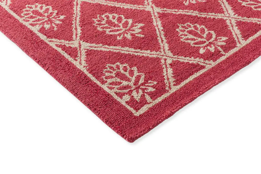 Porchester Laura Ashley Poppy Red outdoor 480200 Rug - Image 4