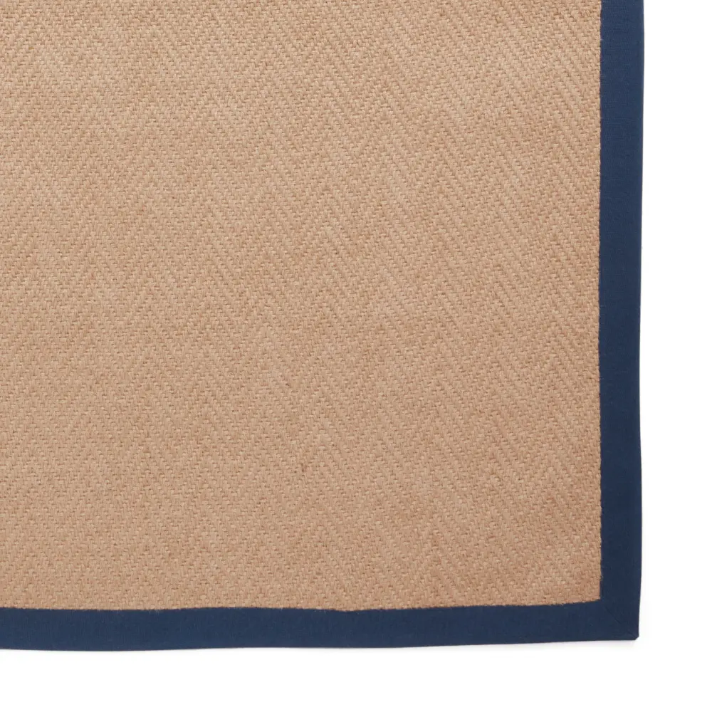 Portland Jute Border Navy - Image 5