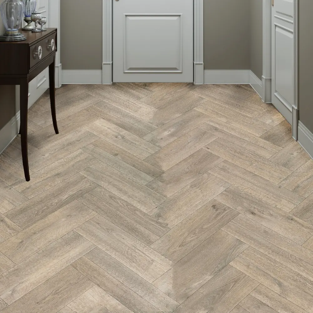 Pre-Cut  Vinyl Herringbone Effect - Image 2