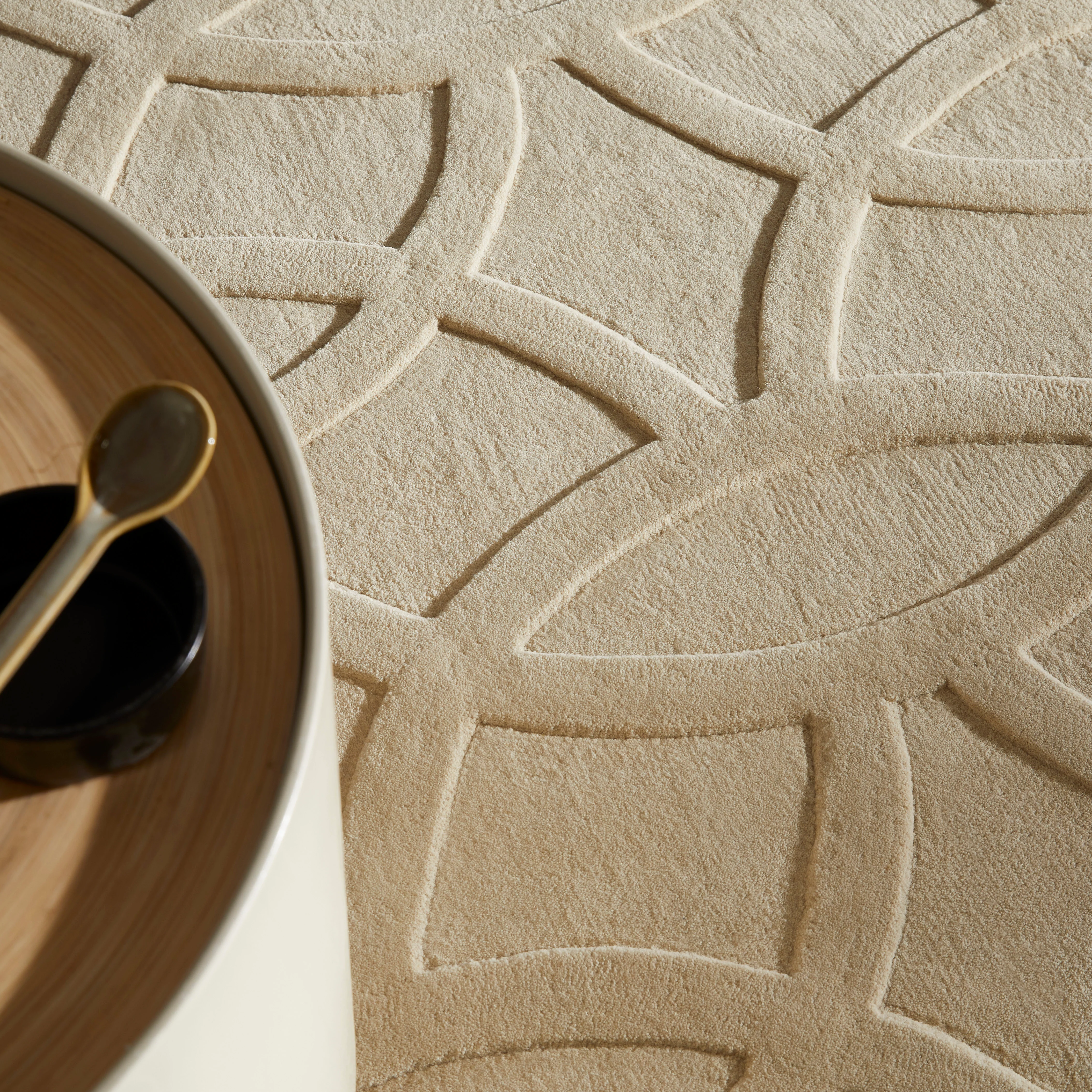 PRIORY by SARAH GARE INTERIORS PRI101 Beige Circles - Image 7