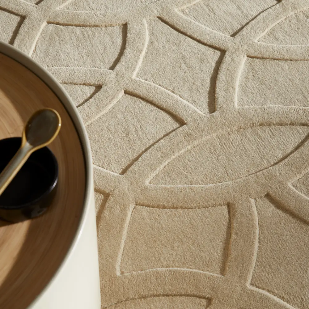 PRIORY by SARAH GARE INTERIORS PRI101 Beige Circles - Image 9