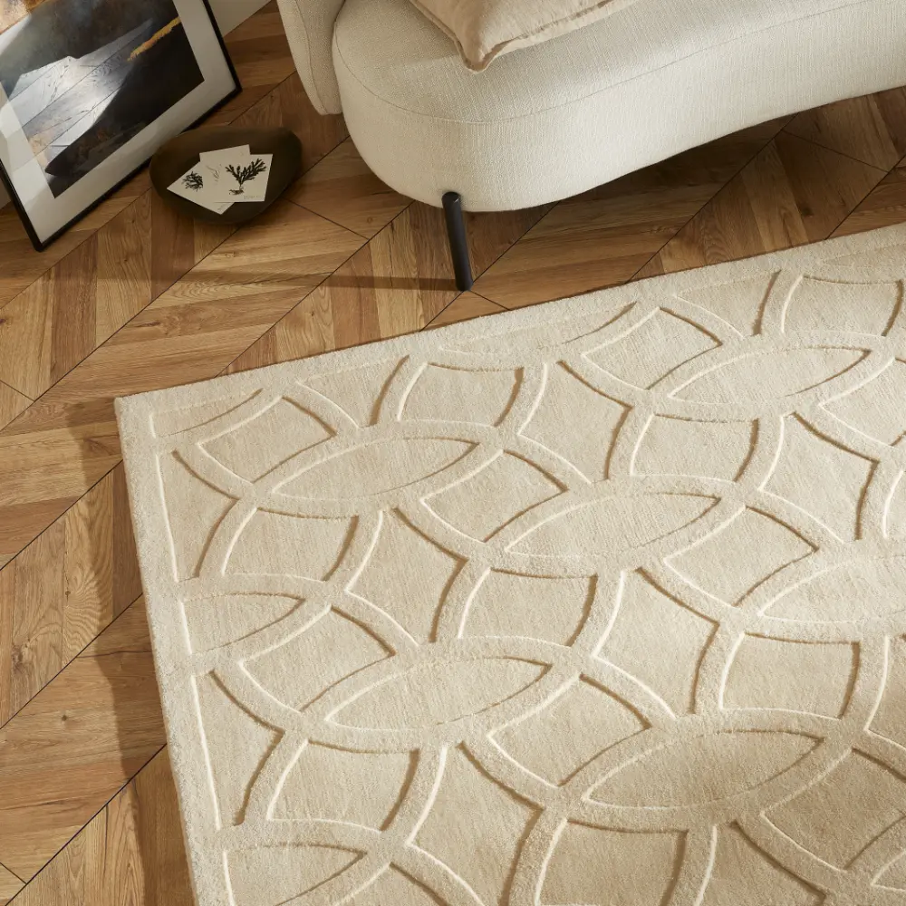 PRIORY by SARAH GARE INTERIORS PRI101 Ivory Circles - Image 2