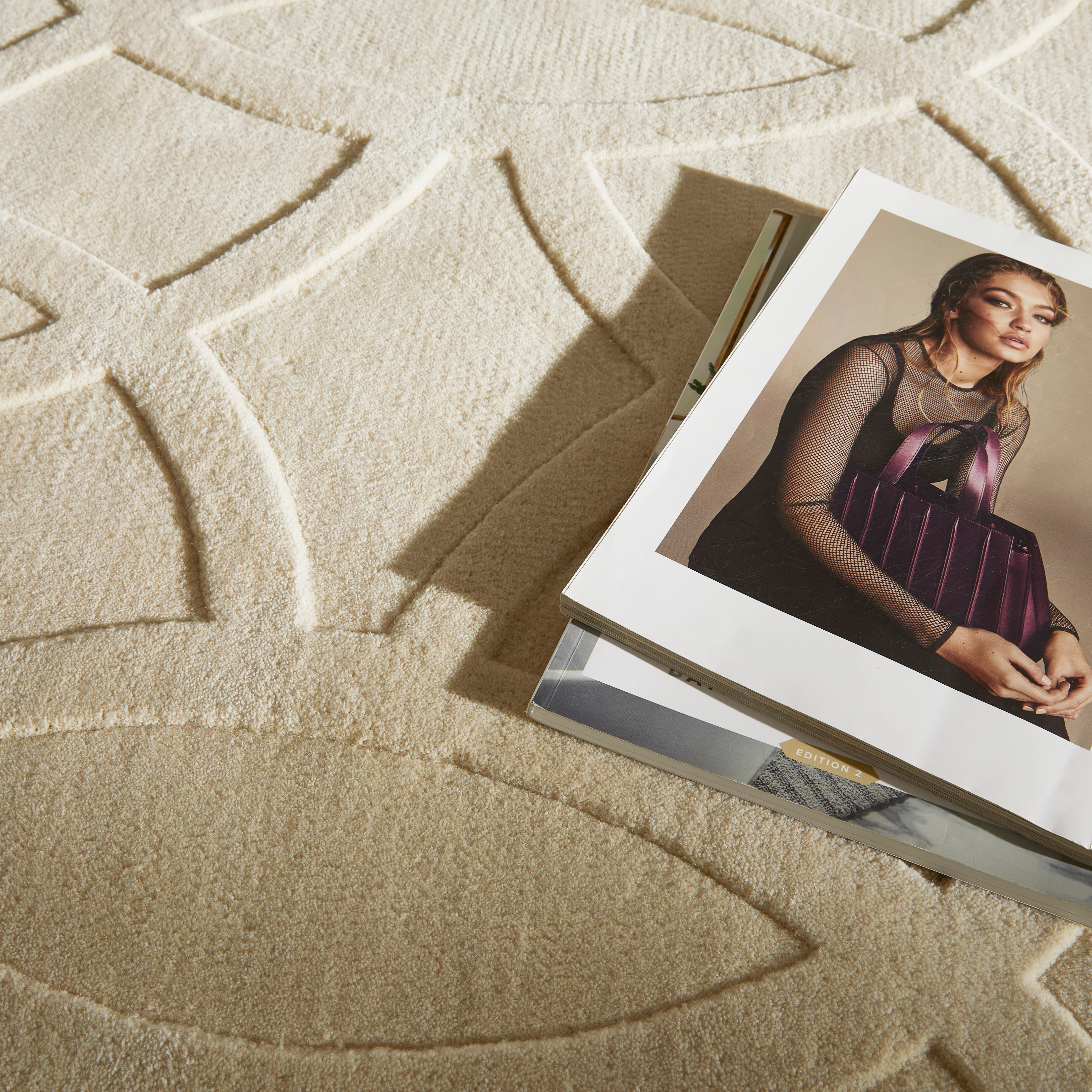 PRIORY by SARAH GARE INTERIORS PRI101 Ivory Circles - Image 4