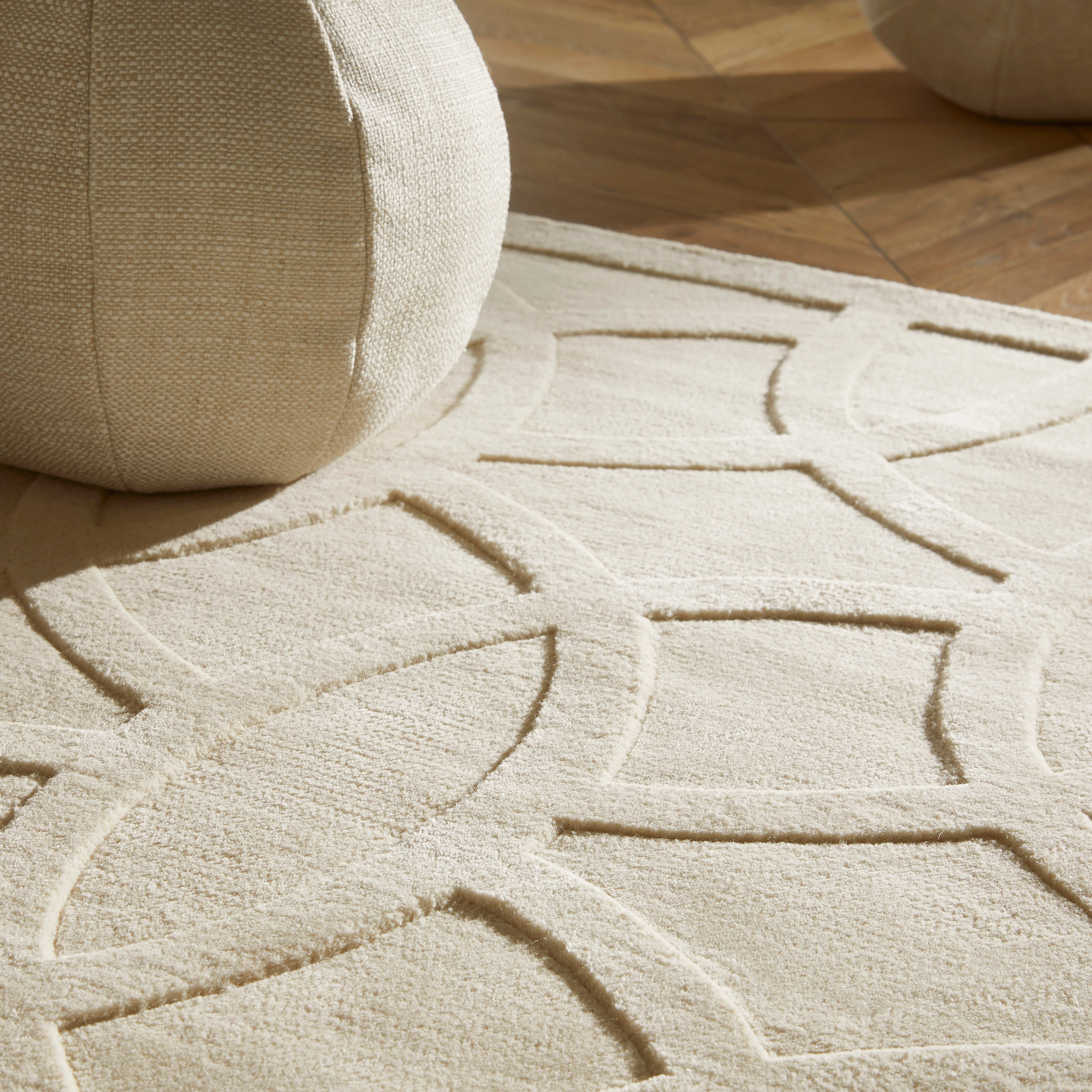PRIORY by SARAH GARE INTERIORS PRI101 Ivory Circles - Image 5