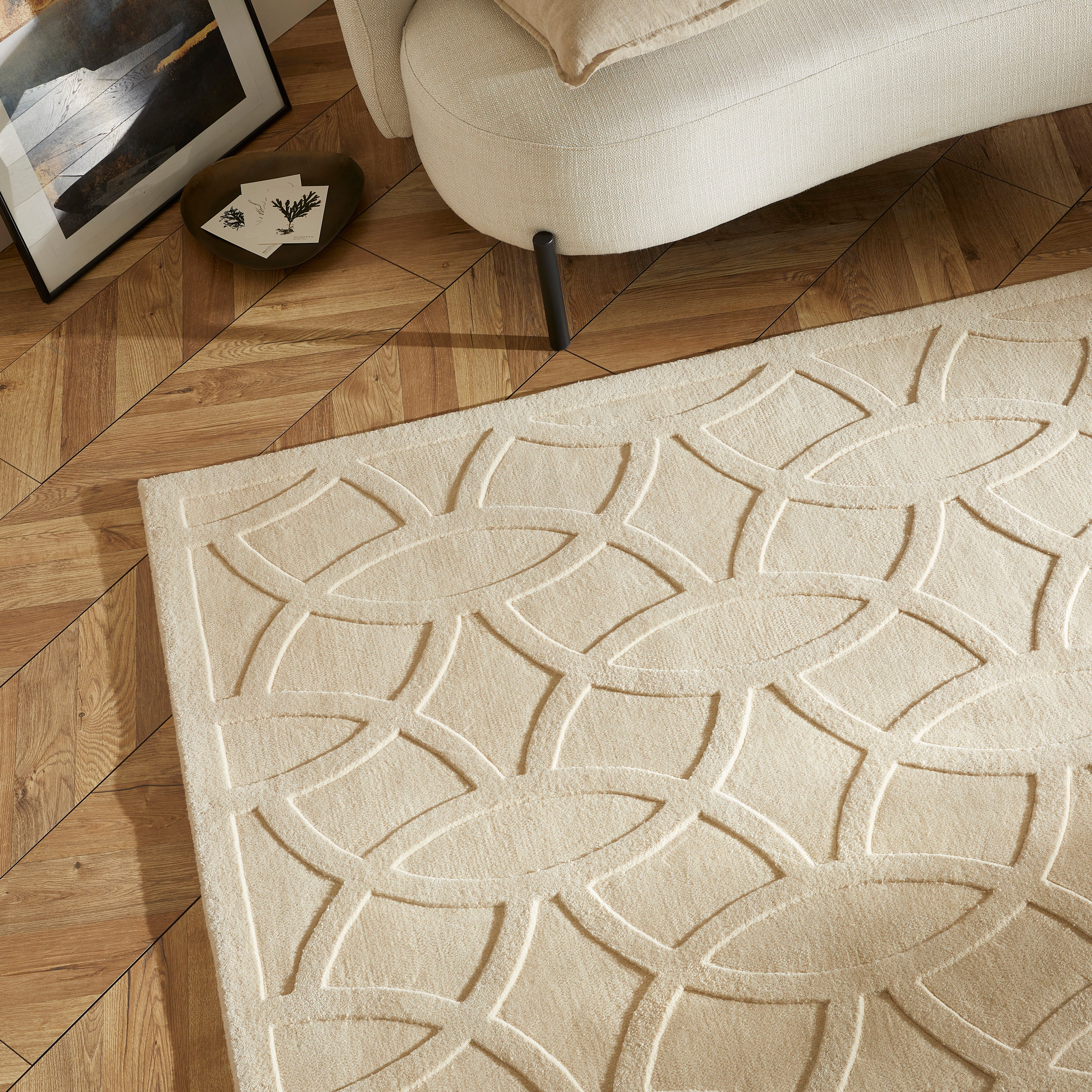 PRIORY by SARAH GARE INTERIORS PRI101 Ivory Circles - Image 6