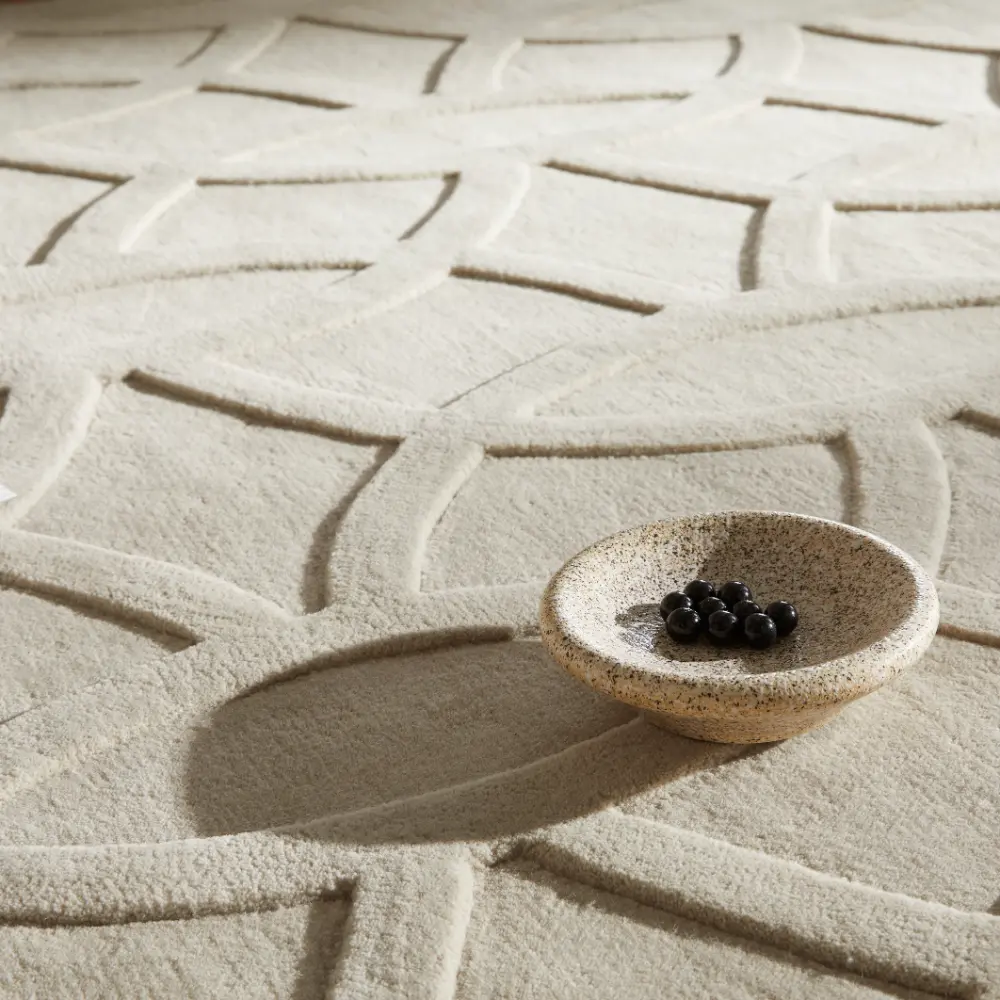 PRIORY by SARAH GARE INTERIORS PRI101 Taupe Circles - Image 6